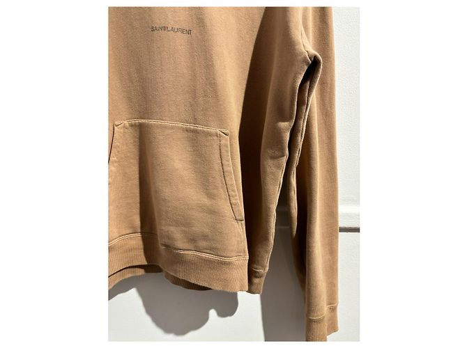 SAINT LAURENT Strickwaren T.International M Baumwolle Kamel - Ansicht 2