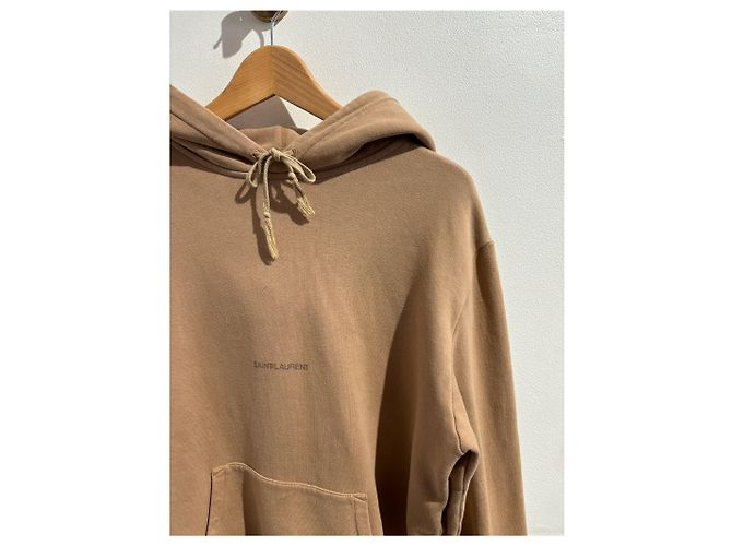 SAINT LAURENT Strickwaren T.International M Baumwolle Kamel - Ansicht 3