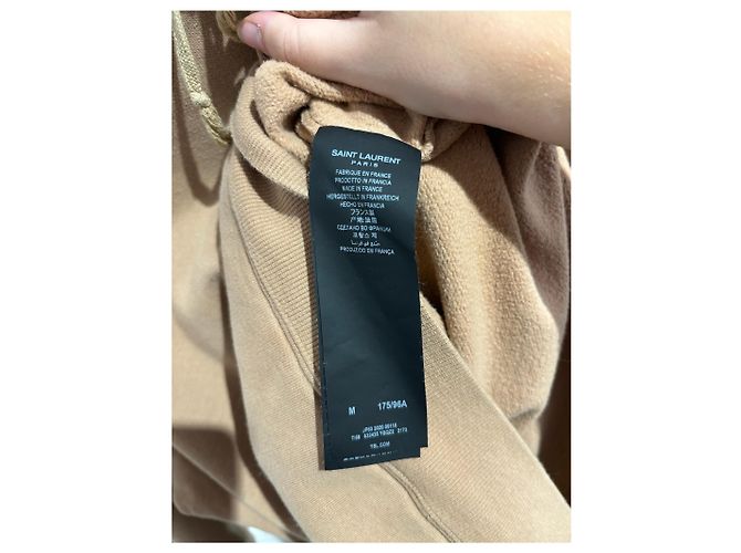 SAINT LAURENT Strickwaren T.International M Baumwolle Kamel - Ansicht 5