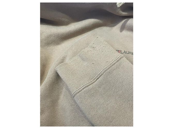 SAINT LAURENT Strickwaren T.International M Baumwolle Kamel - Ansicht 8