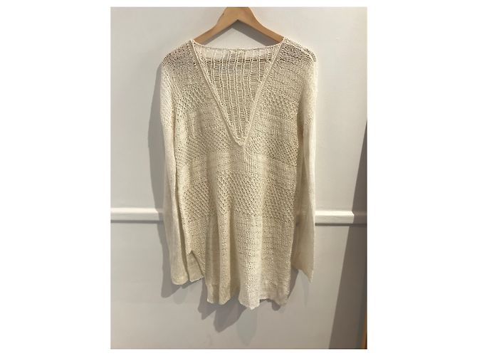 HELMUT LANG Knitwear T.International S Linen White - view 4