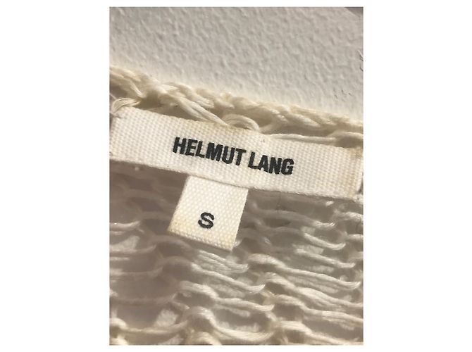 HELMUT LANG Knitwear T.International S Linen White - view 5