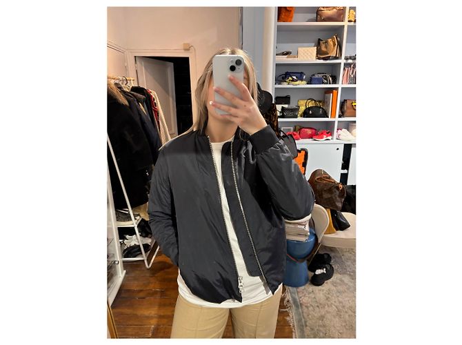 ACNE STUDIOS Jacken T.International XS Synthetisch Schwarz - Ansicht 7
