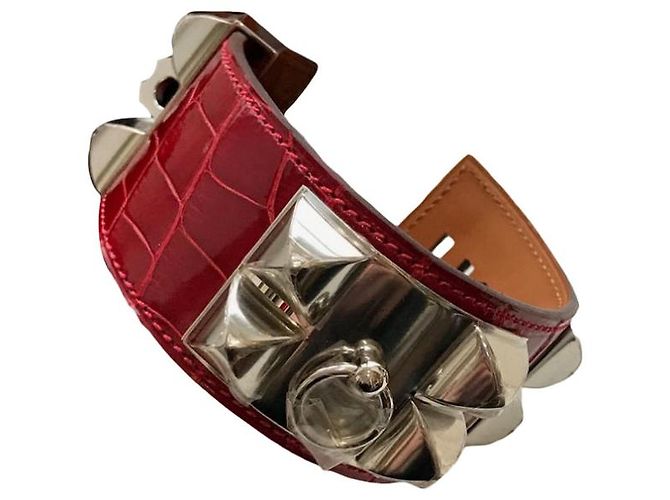 Médor Hermès Bracciali HERMES T. Coccodrillo Rosso - vista 11