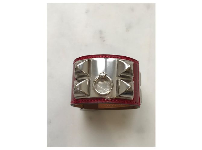 Médor Hermès Bracciali HERMES T. Coccodrillo Rosso - vista 3