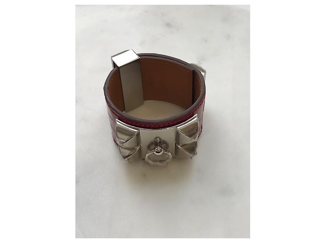 Médor Hermès Bracciali HERMES T. Coccodrillo Rosso - vista 4