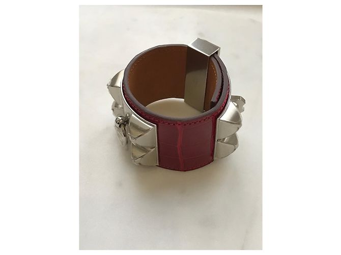 Médor Hermès Bracciali HERMES T. Coccodrillo Rosso - vista 5