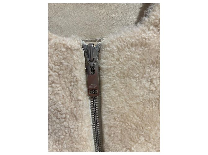 Isabel Marant Lammfelljacke T.36 Beige - Ansicht 3