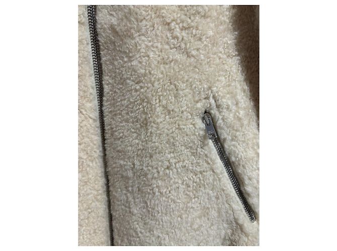 Isabel Marant Lammfelljacke T.36 Beige - Ansicht 4