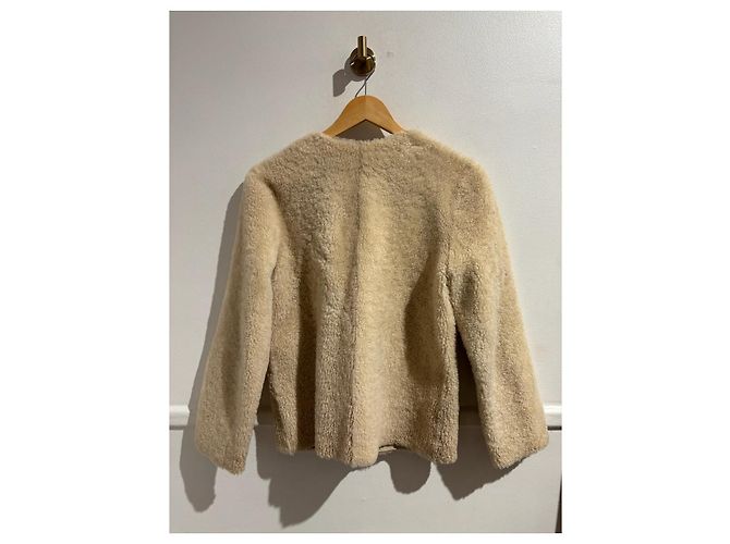 Isabel Marant Lammfelljacke T.36 Beige - Ansicht 6