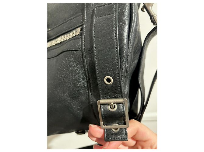 Bowling SAINT LAURENT Handtaschen T. Leder Schwarz - Ansicht 10