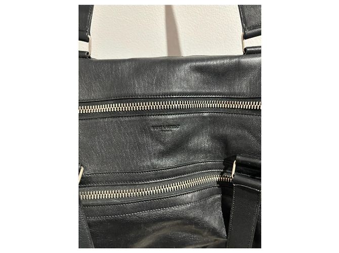 Bowling SAINT LAURENT Handtaschen T. Leder Schwarz - Ansicht 9