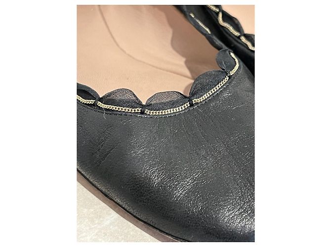 Chloé CHLOE Bailarinas T.EU 37 Cuero Negro - vista 3