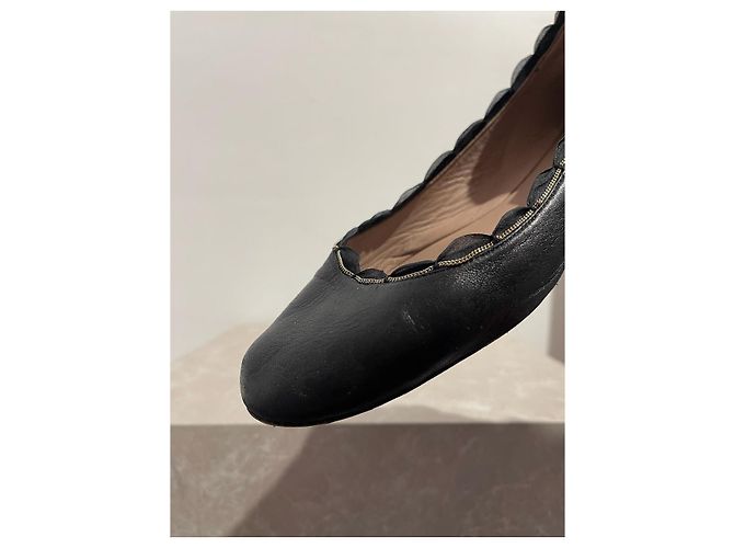 Chloé CHLOE Bailarinas T.EU 37 Cuero Negro - vista 7