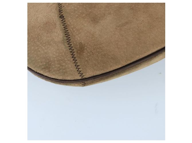 Borsa a spalla Burberry Blue Label in suede marrone argento autentica bs20013 - vista 14