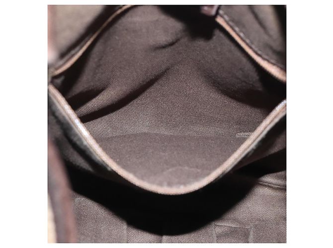 Borsa a spalla Burberry Blue Label in suede marrone argento autentica bs20013 - vista 20