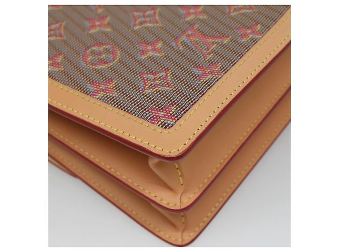 LOUIS VUITTON Monogram LV Pop Dauphine MM Borsa a Spalla Rossa M55452 Auth 103428S Rosso - vista 16