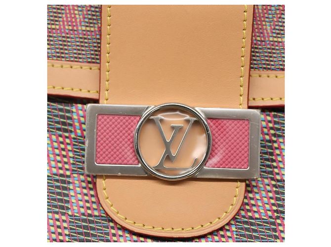 LOUIS VUITTON Monogram LV Pop Dauphine MM Borsa a Spalla Rossa M55452 Auth 103428S Rosso - vista 17