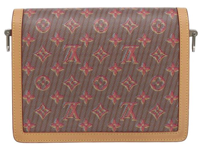 LOUIS VUITTON Monogram LV Pop Dauphine MM Borsa a Spalla Rossa M55452 Auth 103428S Rosso - vista 2