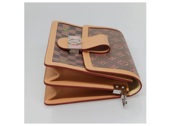 LOUIS VUITTON Monogram LV Pop Dauphine MM Borsa a Spalla Rossa M55452 Auth 103428S Rosso - vista 3