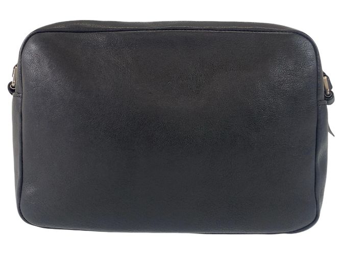 Borsa a tracolla in pelle nera Saint Laurent - vista 2