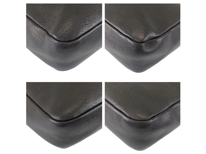 Borsa a tracolla in pelle nera Saint Laurent - vista 4