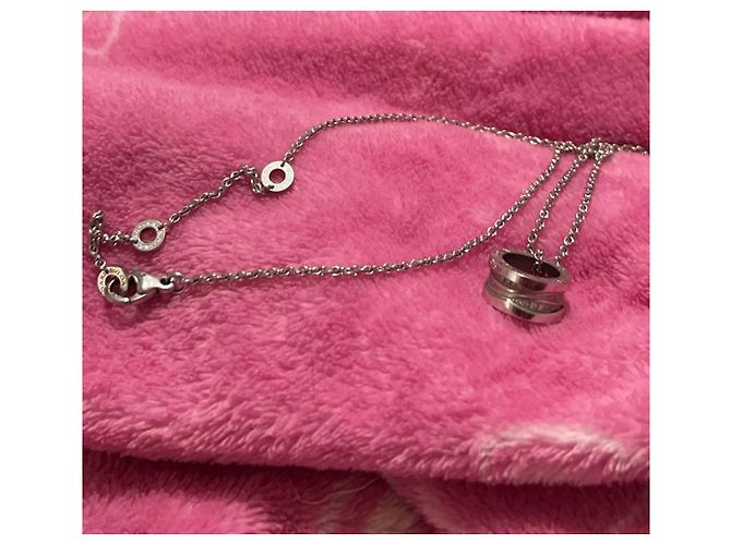 Collana di diamanti Bulgari Bvlgari B-zero1 Legend Bianco - vista 2