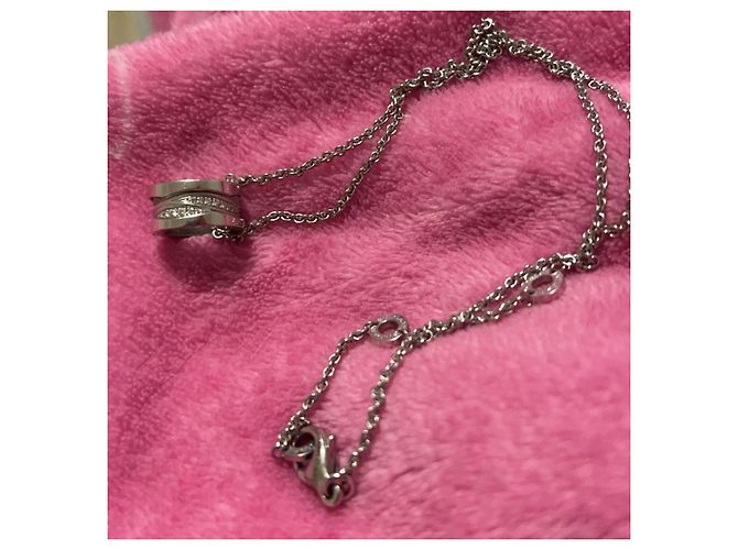 Collana di diamanti Bulgari Bvlgari B-zero1 Legend Bianco - vista 3
