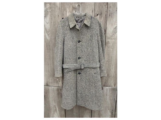 Autre Marque Moss Bros Donegal Tweedmantel grau - Ansicht 2
