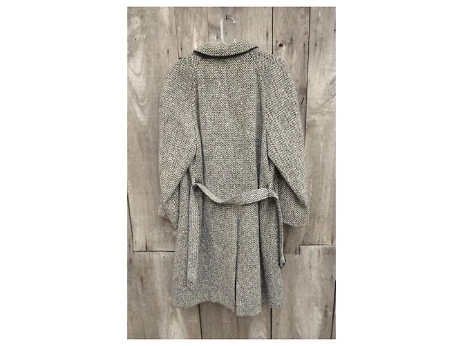Autre Marque Moss Bros Donegal Tweedmantel grau - Ansicht 3