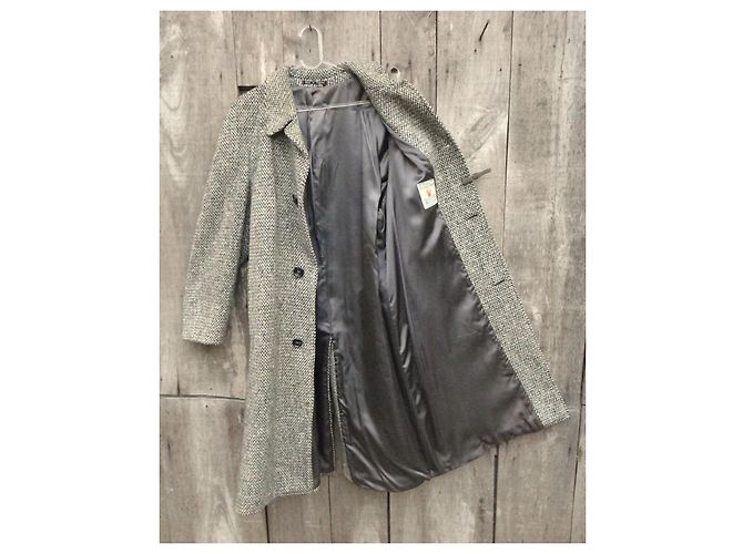 Autre Marque Moss Bros Donegal Tweedmantel grau - Ansicht 6