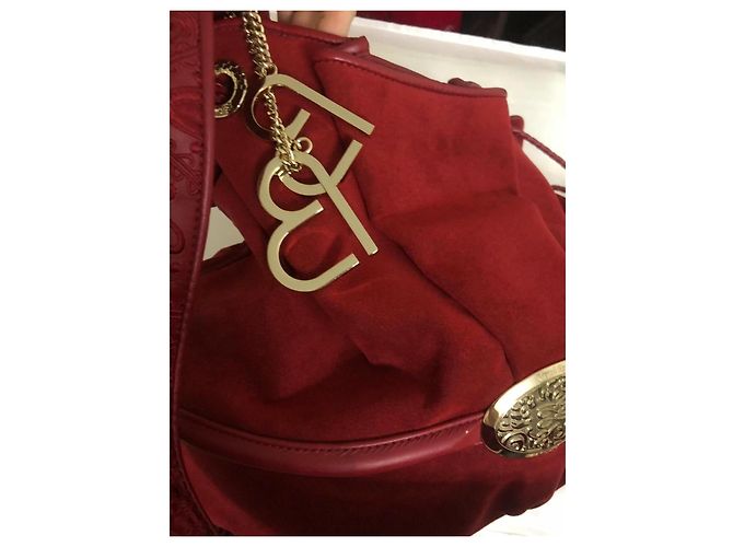 Borsa Lancel Paris Le Brigitte Bardot Edizione Limitata Saint Tropez Rosso Rosso Scuro Bordò - vista 2