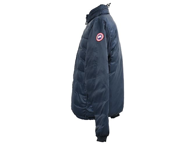 Canada Goose Hybridge Perren Slim Fit Down Jacket In Navy Blue Nylon - view 2
