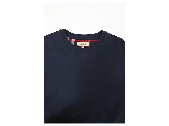 Burberry Sweatshirt in Marineblau aus Baumwolle - Ansicht 10