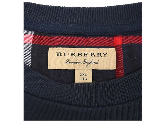 Burberry Sweatshirt in Marineblau aus Baumwolle - Ansicht 4