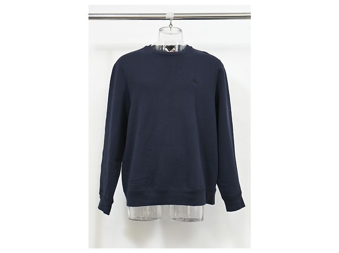 Burberry Sweatshirt in Marineblau aus Baumwolle - Ansicht 6
