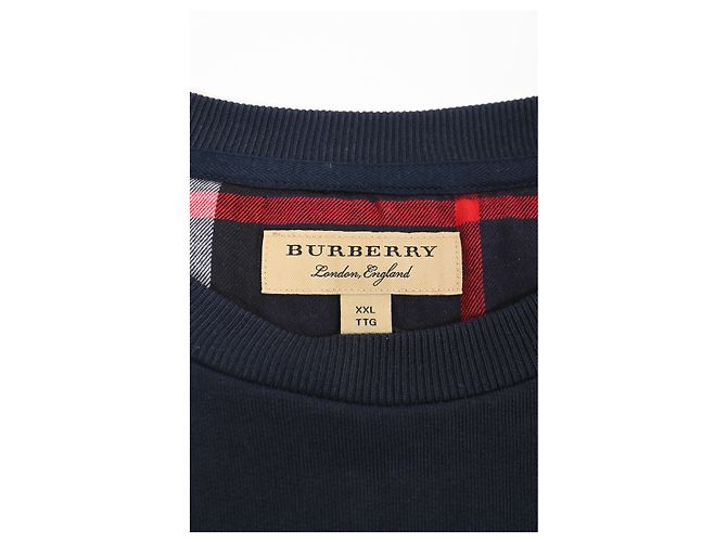 Burberry Sweatshirt in Marineblau aus Baumwolle - Ansicht 9
