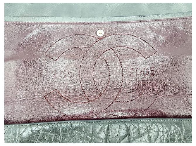 Borsa Chanel 2.55 Reissue Maxi Double Flap Grigio - vista 17