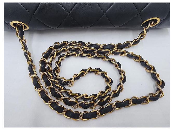 Chanel Vintage Diana Umhängetasche Schwarz - Ansicht 10