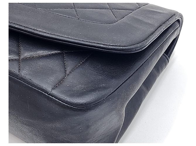 Chanel Vintage Diana Umhängetasche Schwarz - Ansicht 14