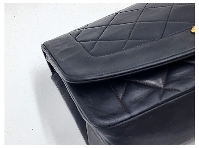 Chanel Vintage Diana Umhängetasche Schwarz - Ansicht 15