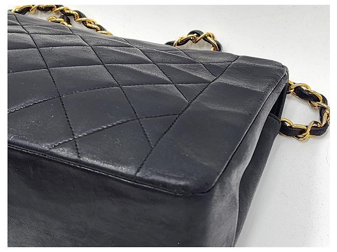 Chanel Vintage Diana Umhängetasche Schwarz - Ansicht 11