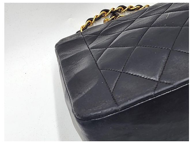 Chanel Vintage Diana Umhängetasche Schwarz - Ansicht 12