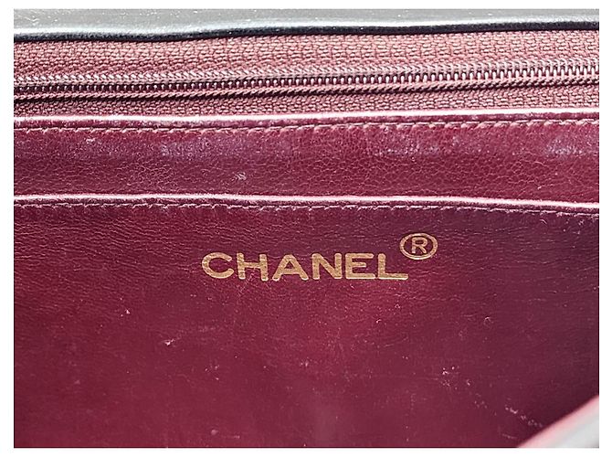 Chanel Vintage Diana Umhängetasche Schwarz - Ansicht 16