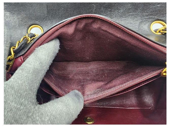 Chanel Vintage Diana Umhängetasche Schwarz - Ansicht 19