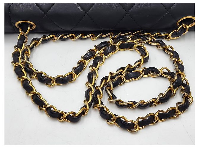 Chanel Vintage Diana Umhängetasche Schwarz - Ansicht 7