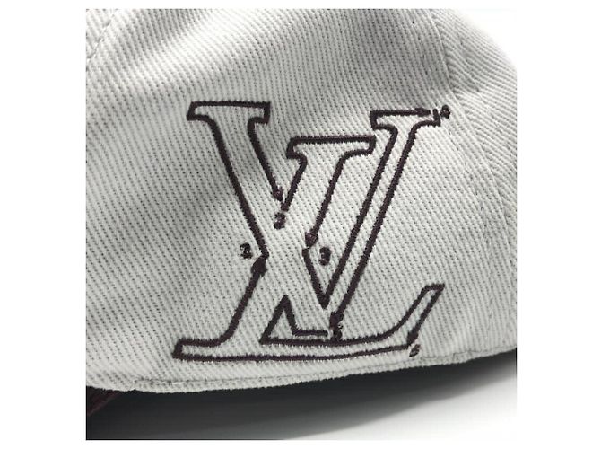 Cappellino da baseball Louis Vuitton Bianco - vista 8