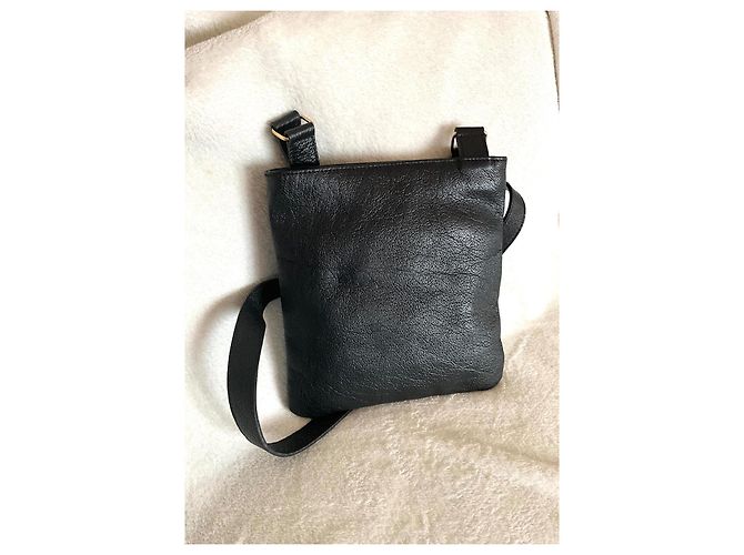 Mac Douglas Schultertasche aus schwarzem Leder - Ansicht 3