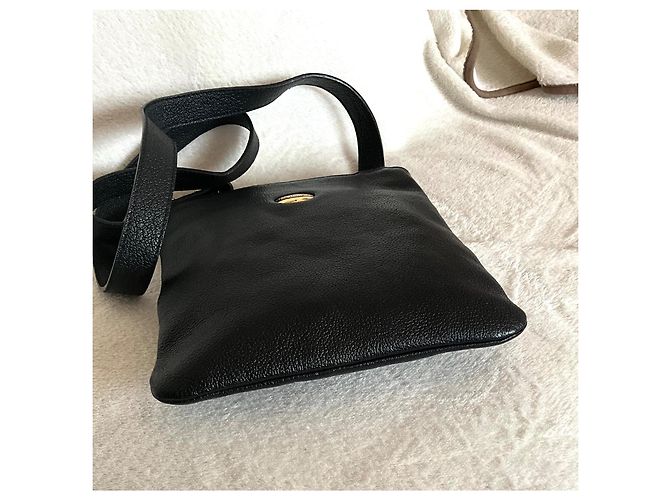 Mac Douglas Schultertasche aus schwarzem Leder - Ansicht 4