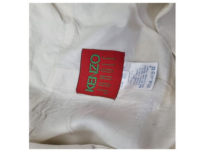 Giacca Kenzo beige in lino - vista 4